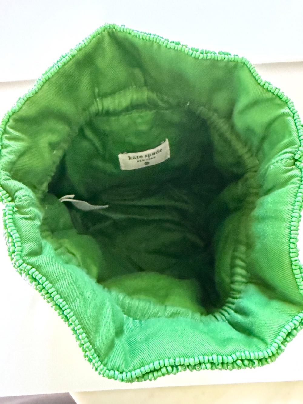 Kate Spade x Target Beaded Classic Rose Drawstring Bucket Purse - Picture 9 of 9